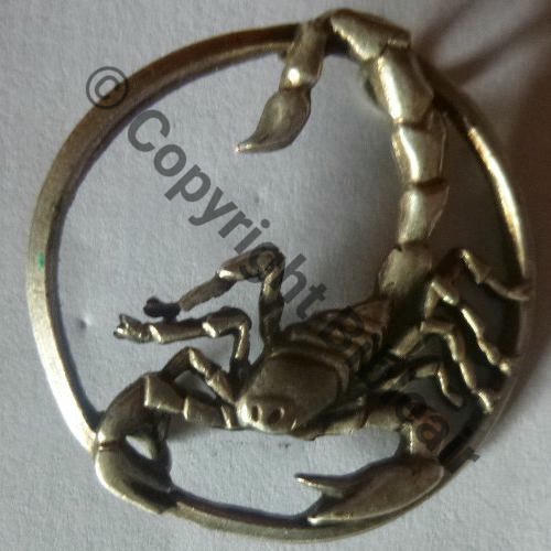1954  A0661 1eDRILLE 3.12 SCORPION  SM 2Anneaux Dos lisse No141 Src.shoubi89 57Eur03.14 